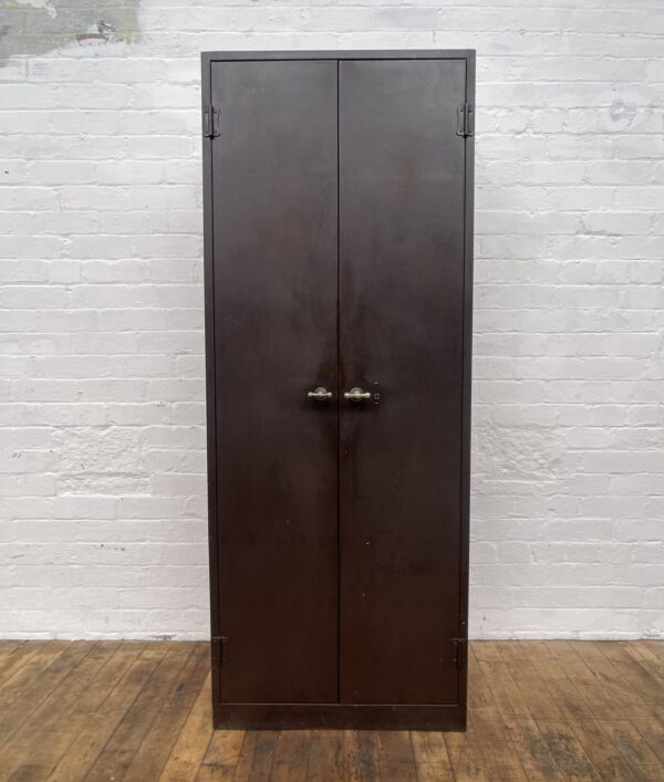 Industrial vintage brown cupboard cabinet