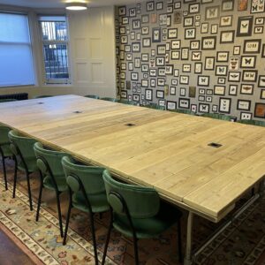 Industrial Boardroom Table. Office Conference Meeting Room Restaurant extra large