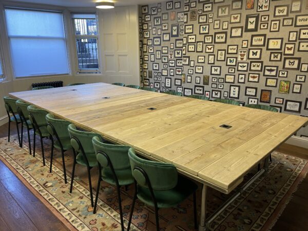 Industrial Boardroom Table. Office Conference Meeting Room Restaurant extra large