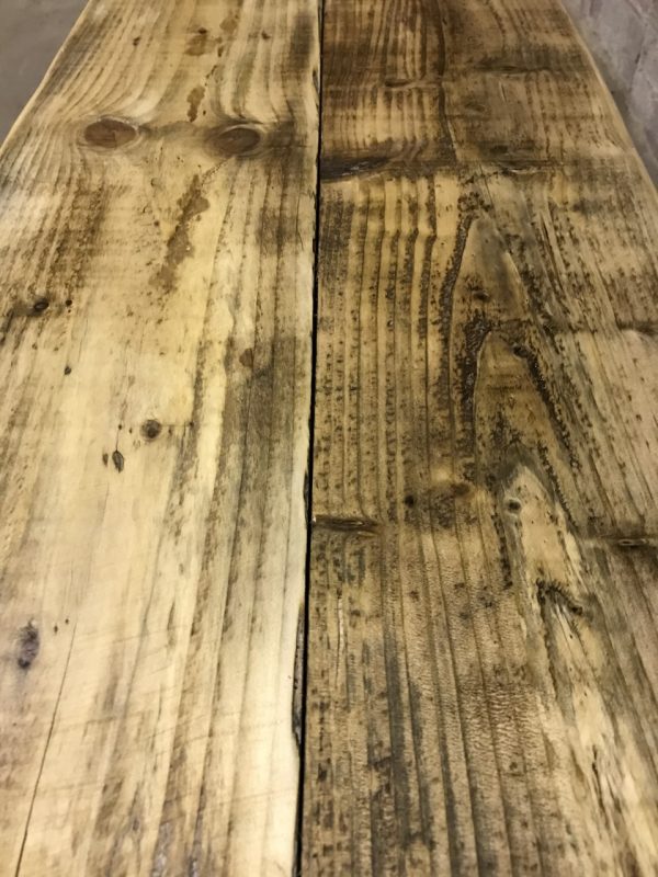 Industrial Reclaimed Scaffold Board Coffee Table