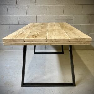 table legs trapezium rustic scaffold board dining tables furniture