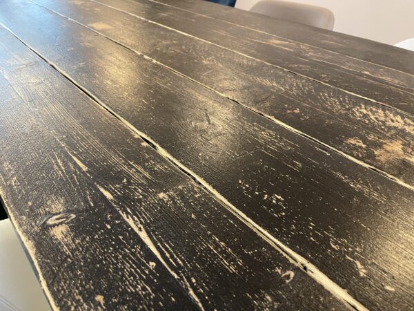 Industrial Scaffold Board Table Boardroom Dining Black