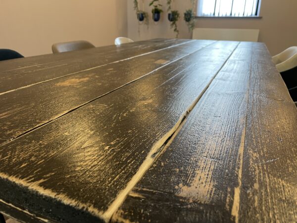 Industrial Scaffold Dining Boardroom Meeting Room Table Black