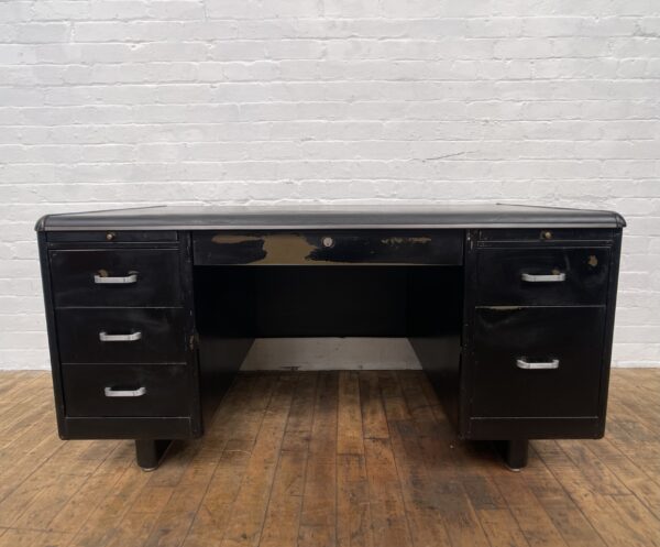 Industrial art metal vintage original office desk