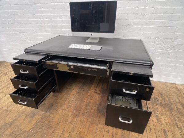 Industrial art metal vintage original office desk