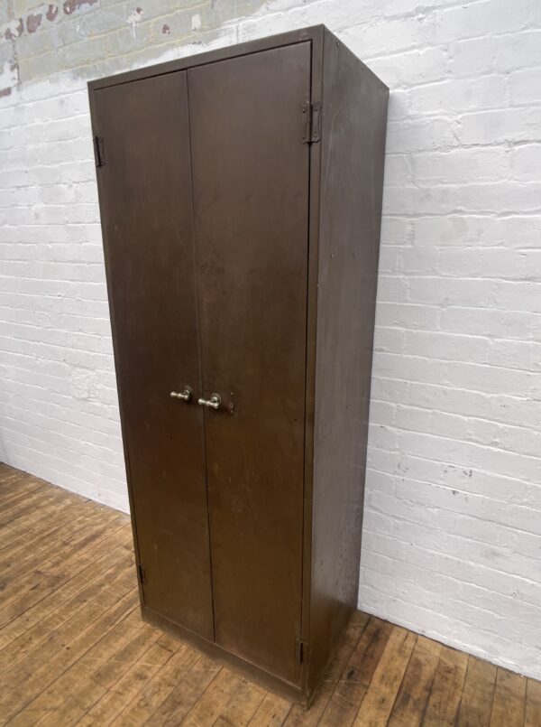 Industrial cabinet cupboard brown vintage