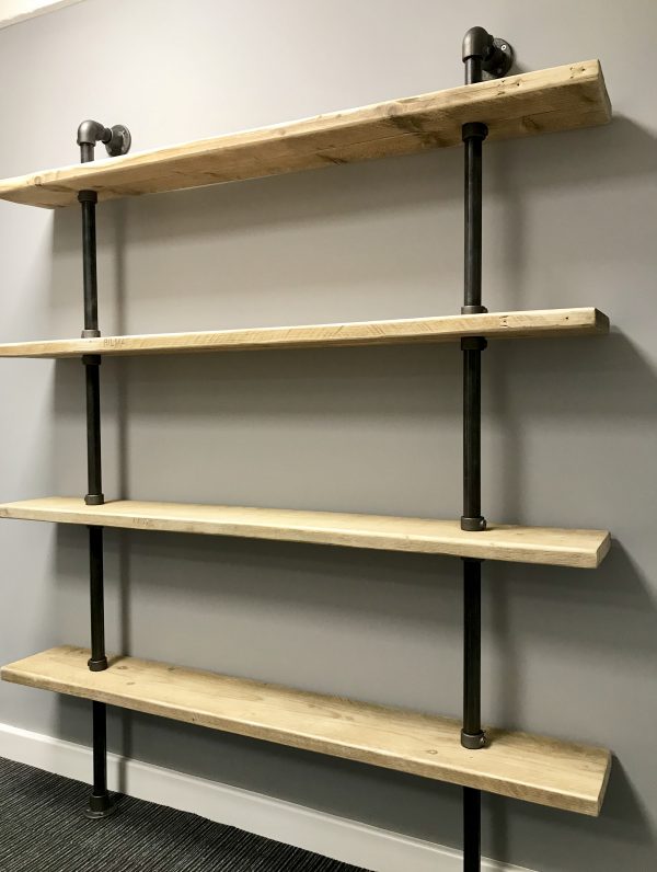 Large Industrial Pipe Shelving 1